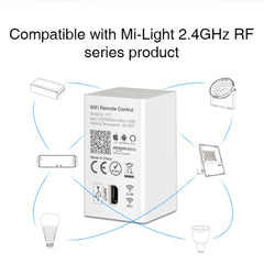 Milight YT1 USB WiFi Smart Voice APP Remote Controller Wireless RF for RGB CCT RGBW LED Strip Light Bulb DC5V 2.4G