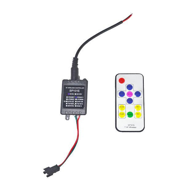 WS2811 Controller - SP101E IC WS2811 Strip Controller W/ Remote DC 5V And 12V